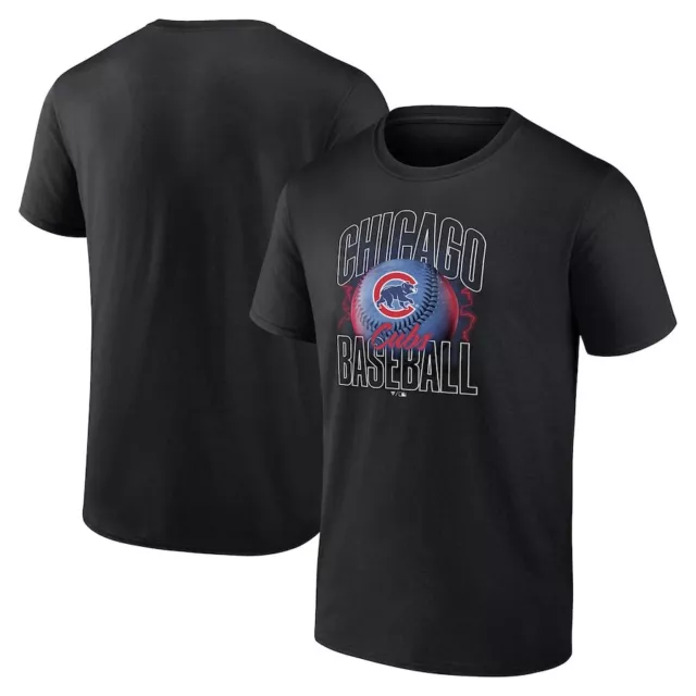 HOT!! Chicago Cubs Baseball Match Up T-Shirt - Black
