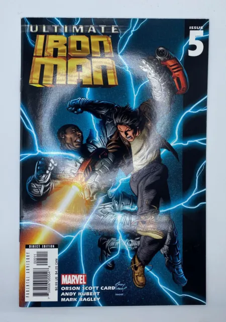 Ultimate Iron Man # 5 February 2006 Marvel Comics Orson Scott Card Kubert Bagley
