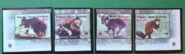 Papua Neuguinea 2003 WWF aus m/s Baumkängurus Mi 1021/24**