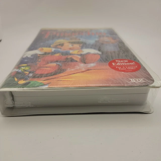 Walt Disney Classic Pinocchio VHS 60th Anniversary Edition Gold Collection NEW 4