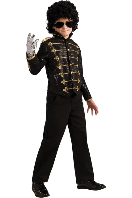 Rubies Licensed Michael Jackson Deluxe Military Jacket Child Boys Costume 884231