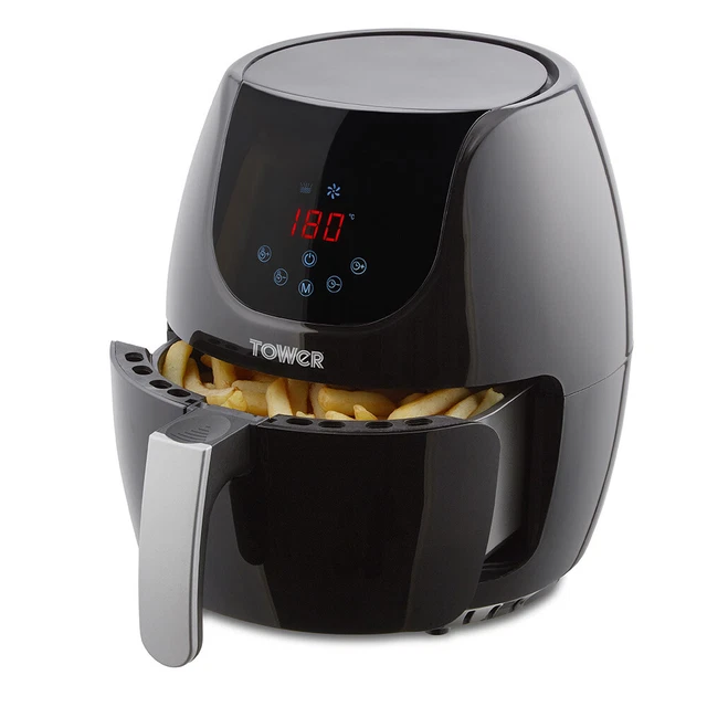 TOWER T17067 4 Litre Vortex Digital Air Fryer, Black £64.99 PicClick UK