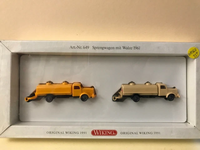 Coffret Wiking - 3 Camions Américains à L'échelle 1/87 (HO) - Occasion