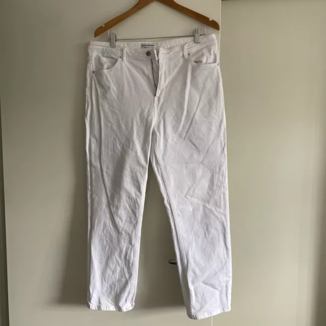 COUNTRY ROAD White Australian Cotton Ladies Jeans - Size 14