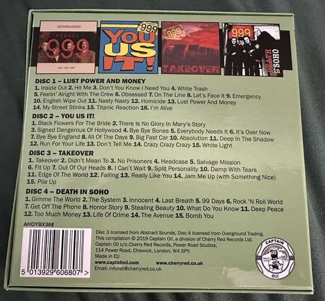 999 A Punk Rock Anthology 1977-2020 (CD) Album