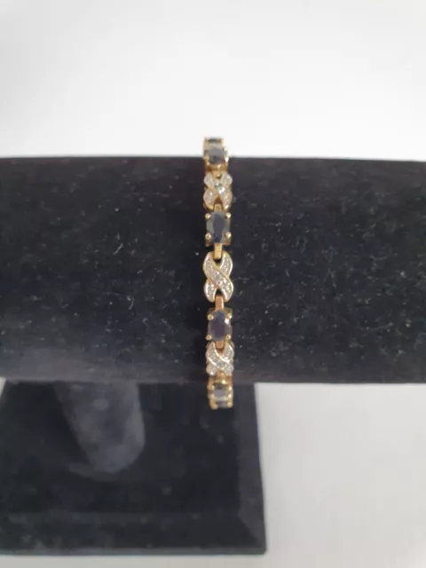 Danbury mint black diamond bracelet sales
