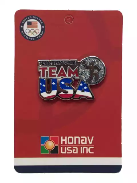 2020 Été Olympiques Tokyo Japon " Équipe USA Handball Pictogramme Revers Broche