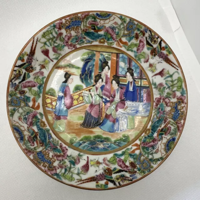 Chinese Canton porcelain Bowl, c. 1850. Qing Dynasty. Rose Family Collection