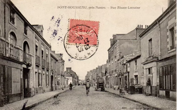 CPA de Pont Rousseau (44 Loire Atlantique), Rue Alsace-Lorraine, 1900s