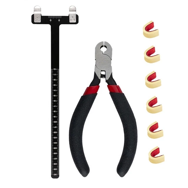 Kit Accessoires Arc Recourbé MILAEM – Règle, Pince, Repose-flèche, Boucle Cuivre