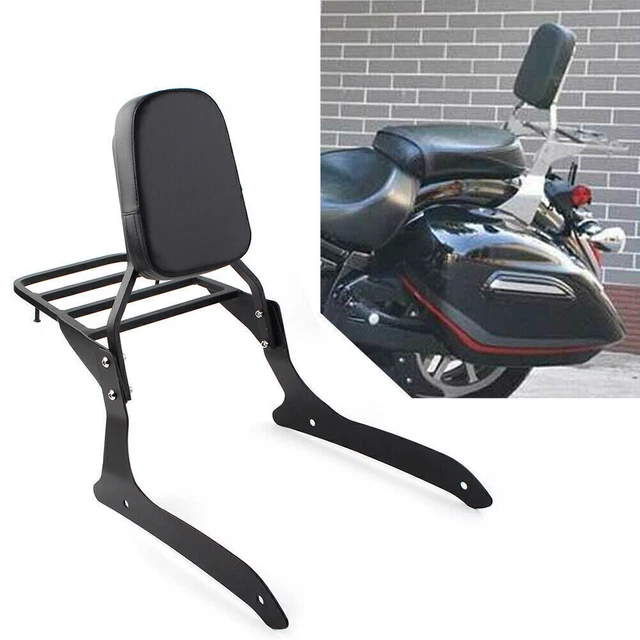 Schienale nero Sissybar & portapacchi per Yamaha XVS1300A Midnight V Star
