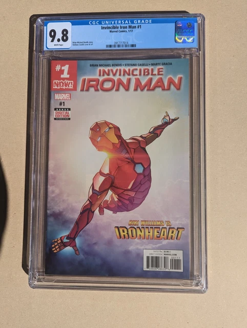 Invincible Iron Man #1 CGC 9.8 1st Riri Williams solo series Ironheart Disney+🔥