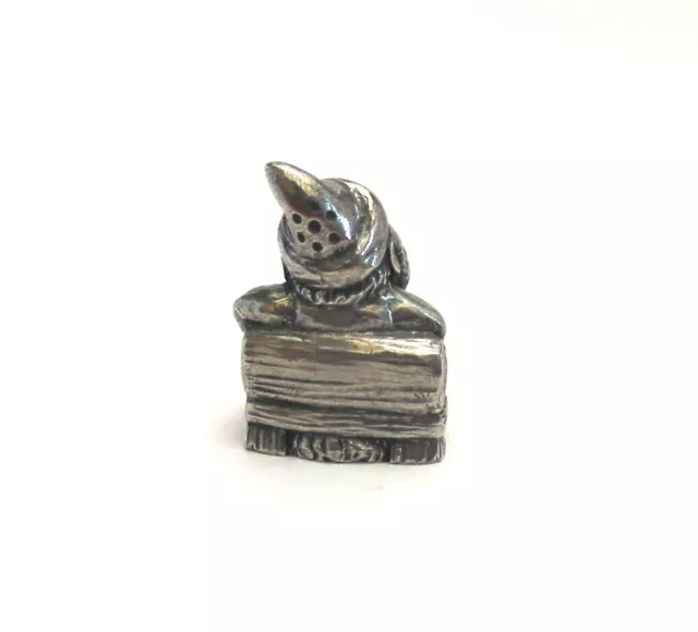 Resting Gnome Thimble Pewter Collectible Thimble Gnome Lover Gift Garden Gnome 3