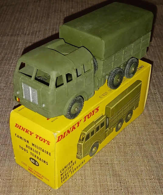 Camion Berliet Tout Terrain Dinky Toys N°80 D - Vintage Meccano France, Bon état