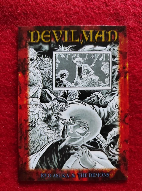 DEVILMAN RYO ASUKA And The Demons Amada Anime Trading Cards Number 55 ...