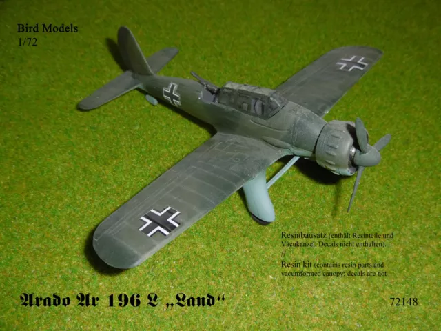 Arado Ar 196 L (Land)         1/72 Bird Models Resinbausatz / resin kit