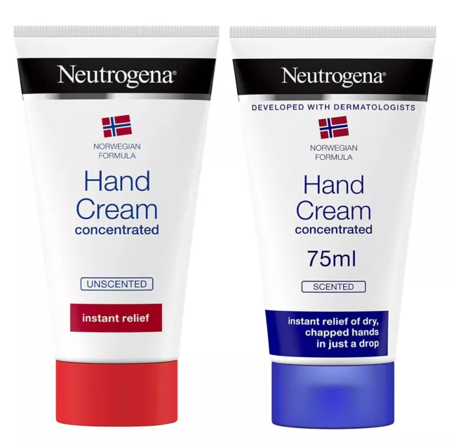 Neutrogena Norwegian Formula Hand Cream Concentrated Scented 50-75ml New UK