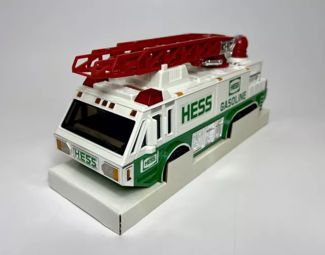 1996 Hess Toy Truck Emergency Fire Truck New Gas Oil Station Ambulance