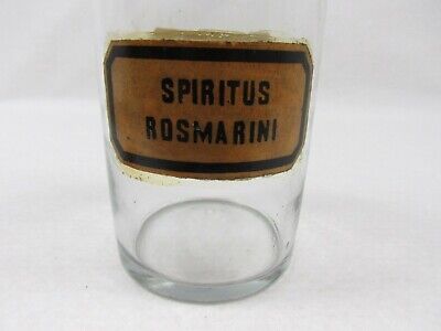 Apothekerflasche / Apothekerglas, Spiritus Rosmarini, 19./20. Jahrhundert 5