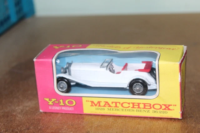 Matchbox Lesney Models Of Yesteryear Y-10 1:52 1928 Mercedes Benz 36/220