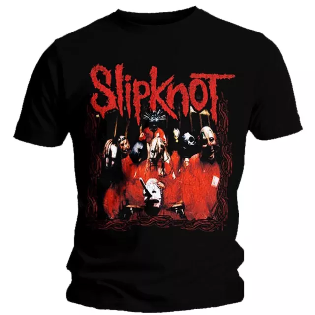Official Slipknot T Shirt Band Frame Album Mens Black Rock Metal Tee Unisex NEW