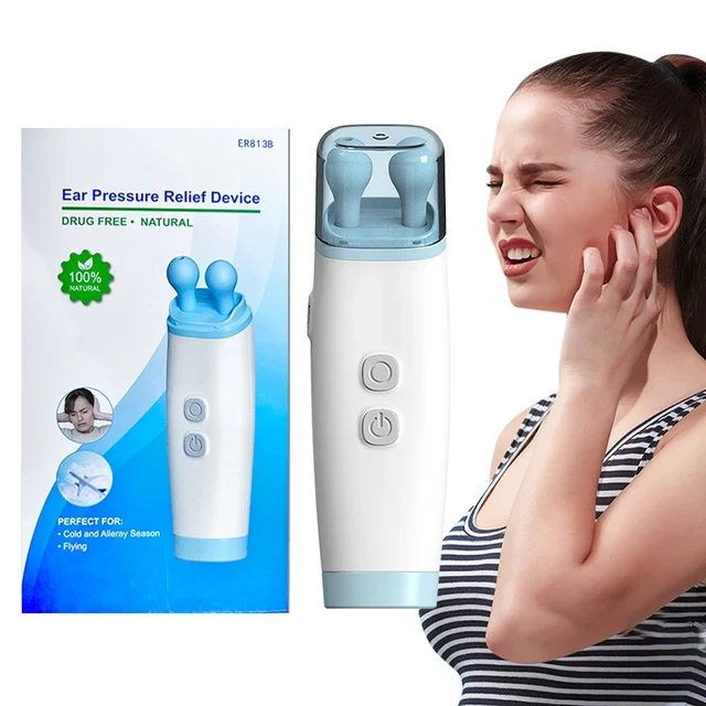 TINNITUS RELIEF DEVICE Ear Pressure Acupoints Vibrating Care Cordless