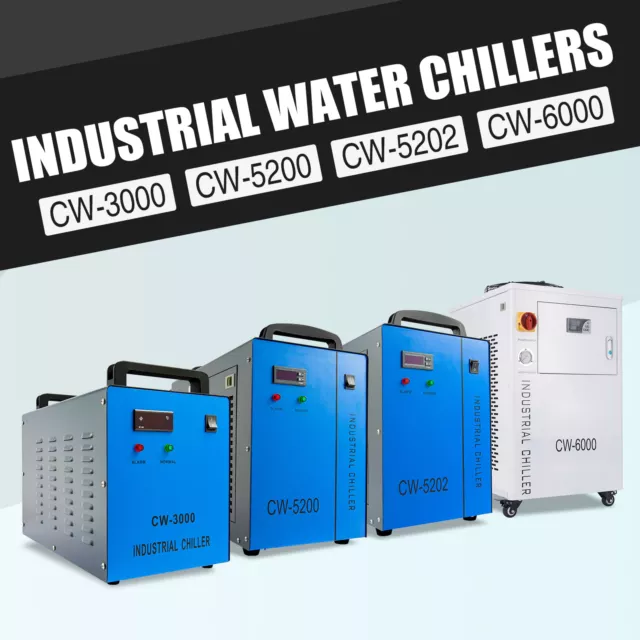 OMTech Industrial Water Chiller 6L 9L 15L for CO2 Laser Engraver Cutter