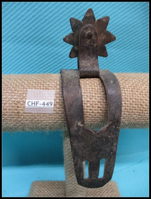 From Museum UNUSUAL Buermann or North & Judd Single Spring iron Riding Spur From Museum UNUSUAL Buermann or North & Judd Single Spring iron Riding Spur