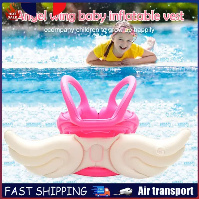 Childs Saving Vest Angel Wings Vest Kids Inflatable Safety Jackets (Pink) FR