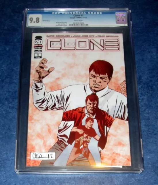CLONE #1 CGC 9.8 WHITE PAGES ADLARD variant 1st app 1st print iMAGE now MOVIE