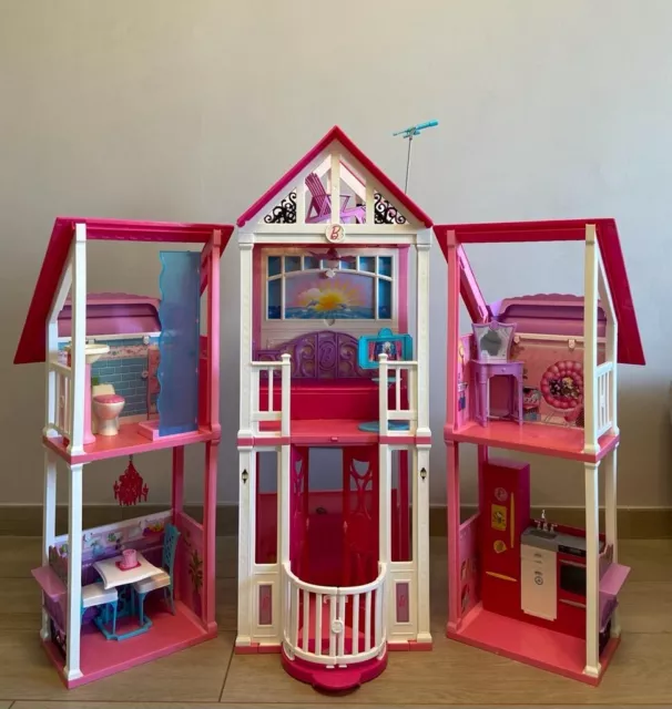 CASA DI BARBIE Malibu, altezza 100cm larghezza 70cm ca., ottime