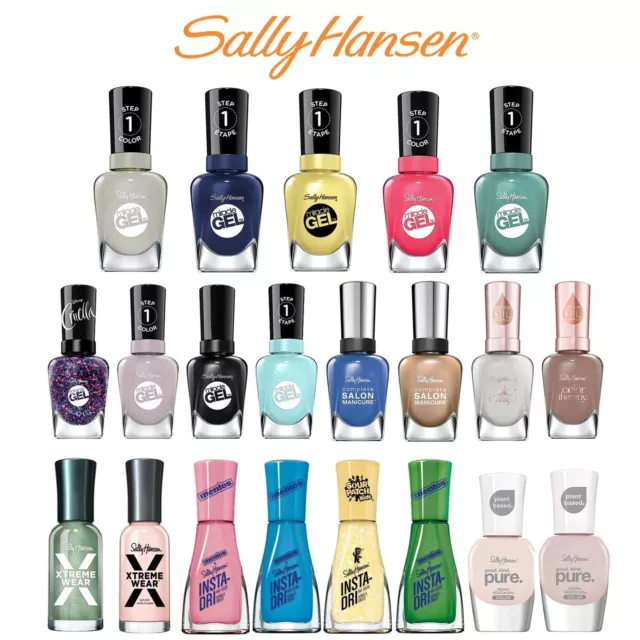 Sally Hansen Nail Polish Salon Manicure Miracle Gel Insta Dri Varnish Polish