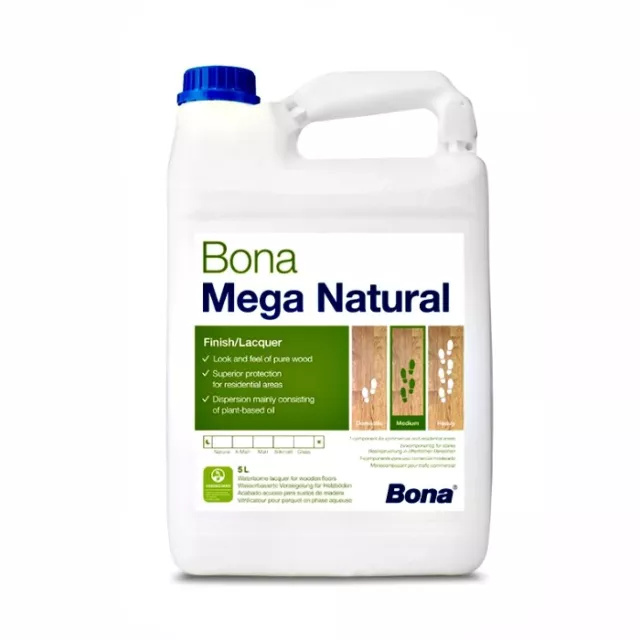 Bona Mega Natural 5L ultramatt Wasserlack Versiegelung