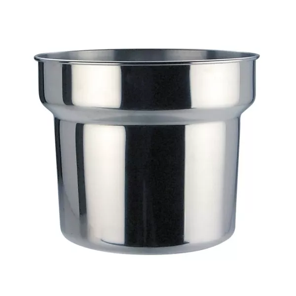Stainless Steel Kitchen Soup Sauce Bain Marie Round Pot 4.2 Ltr 210Wx170Hmm