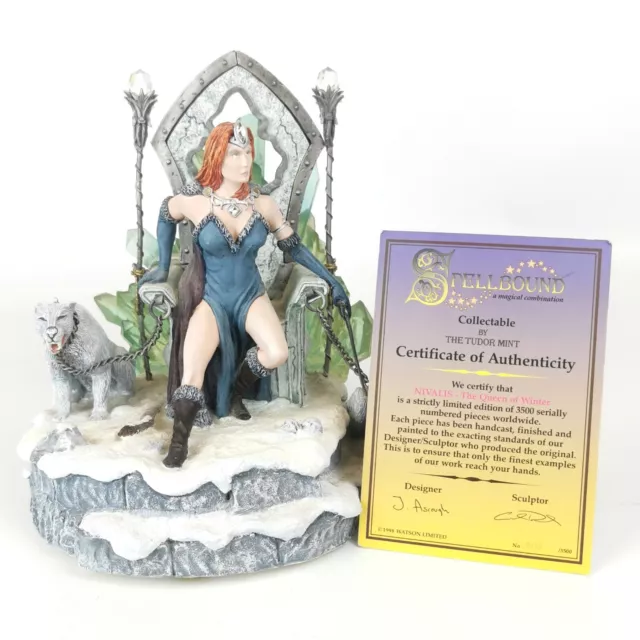 Nivalis The Queen Of Winter Limited Edition Tudor Mint Spellbound Collection COA