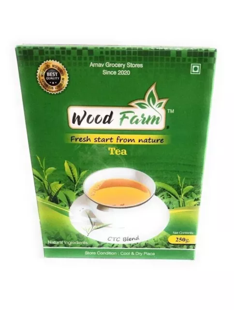 Wood Farm Tea Assam's Sanft gerollter aromatischer frischer Tee 250 Gramm