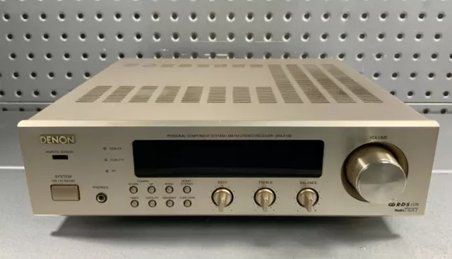 Denon DRA-F100 Personal Component System AM-FM Stereo Receiver HiFi Amplifier