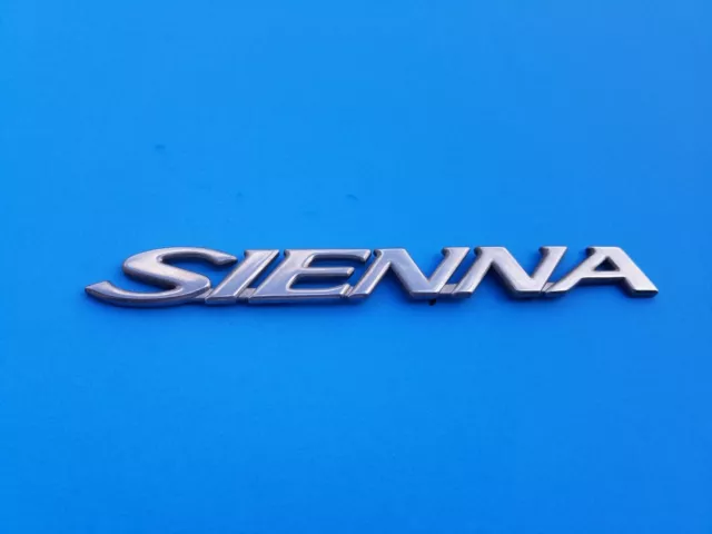 98 99 00 01 02 03 04 05 Toyota Sienna Rear Gate Lid Emblem Logo Badge Oem A3