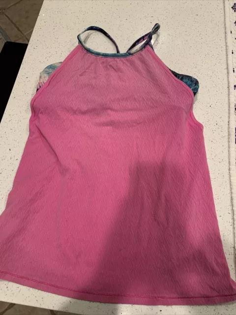 Ivivva By Lululemon Pink Tank Top Size 14