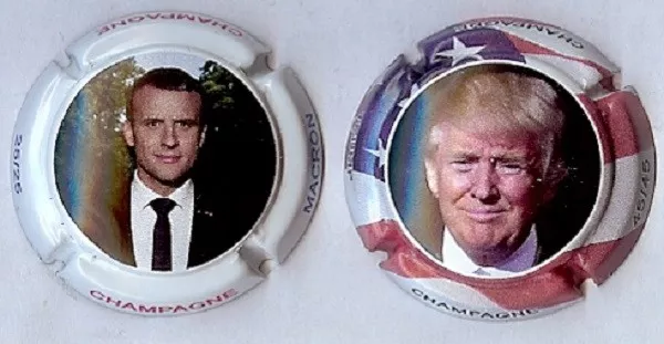 News !  Donald Trump et Emmanuel Macron   Président  ( Générique ) Déc 2017