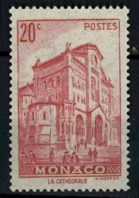 Monaco 1939 SG#174, 20c Magenta, Cathedral MH #F5562
