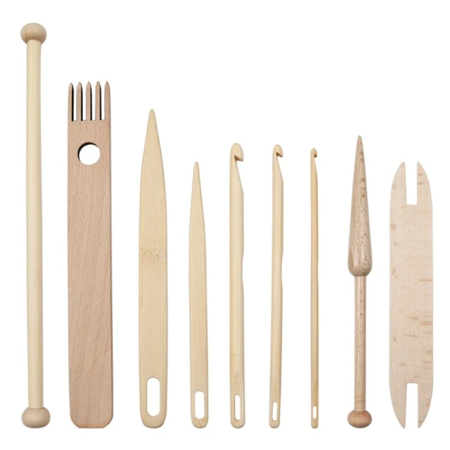9 Pieces/Set  Loom Sticks Set Multifunctional DIY Hand Crafts Tools Kit