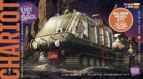 The Chariot from Lost in Space 1:35 Scale Doll & Hobby Model Kit#1410~NEW in BOX