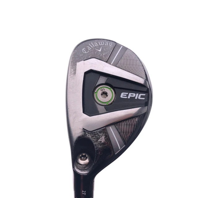 Used Callaway Epic 4 Hybrid / 23 Degrees / Recoil F3 Regular Flex / Left-Handed