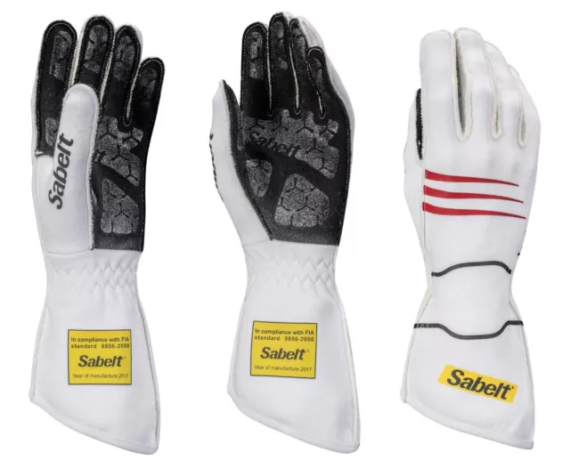 SABELT Gants Hero TG-9 Tailles à Partir De XS À XL, FIA8856-2000 Empan Silicone