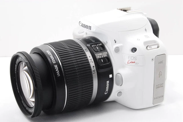 Canon Kiss X7 ホワイト 標準ズームセット 一眼レフカメラ