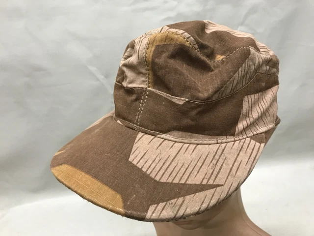 Africa Protezione Campo 58 Tropici Cappello Mimetico Wehrmacht Luftwaffe Hg Div