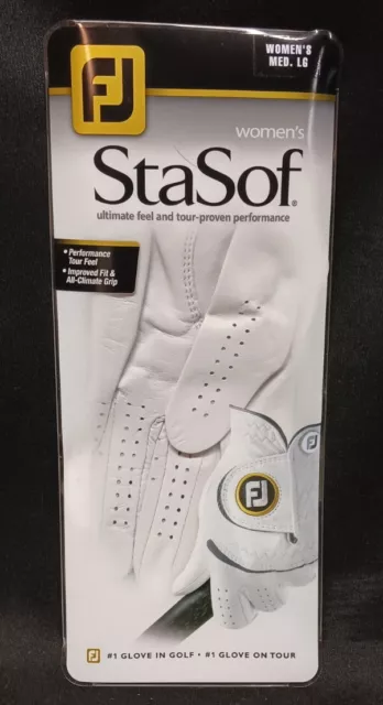 New FootJoy Sta-Sof  Golf Glove Women's Right Hand Size Medium