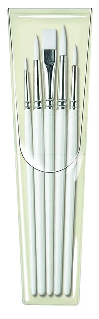 Pro Arte Set di Pennelli Artista 5 Nylon Spazzole Acquerello Acrilico Craft 31WB