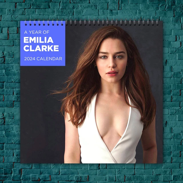 EMILIA CLARKE CALENDAR 2024 Emilia Clarke 2024 Celebrity Wall